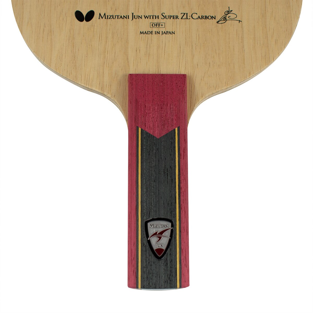 Mizutani Jun Super ZLC Blade: Straight Handle Close-up